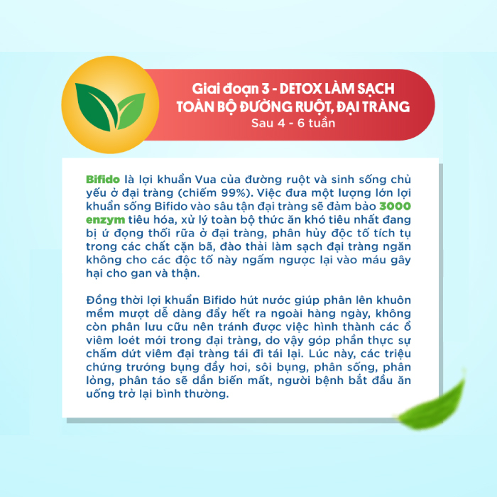 Mô tả Men tiêu hóa Bifina Nhật Bản - Loại R - Hỗ trợ viêm đại tràng cấp và mãn, Hộp 20 gói và 60 gói - 5
