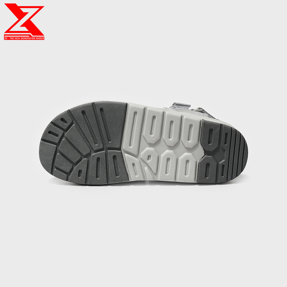 Mô tả Giày xăng-đan ZX Unisex Shoes 3128 all grey 3 quai đế Phylon 3cm siêu êm, bảo hành trọn đời - 5