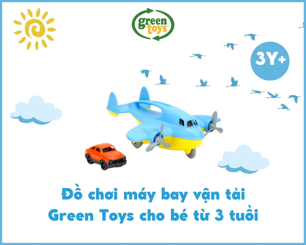 Mô tả Đồ Chơi Máy Bay Vận Tải Green Toys Cho Bé Từ 3 Tuổi - 1