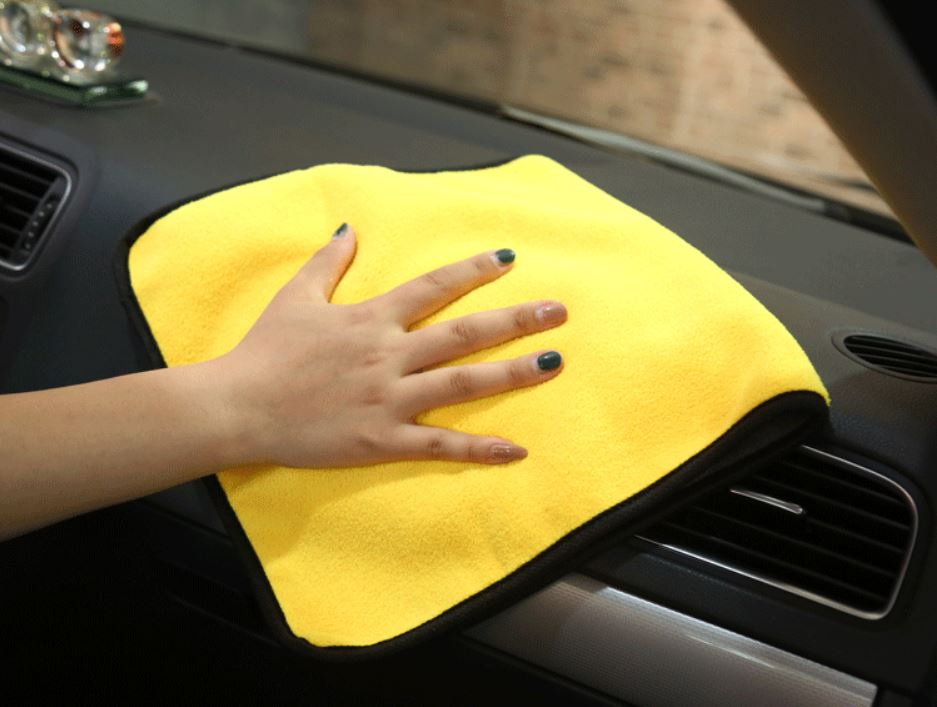 Mô tả Khăn Lau Xe Ô Tô Loại To Khổ 60x30CM Microfiber Chuyên Dùng Đa Năng Siêu Thấm, Dày - Size Cỡ Đại Chính Hãng Amalife - 4