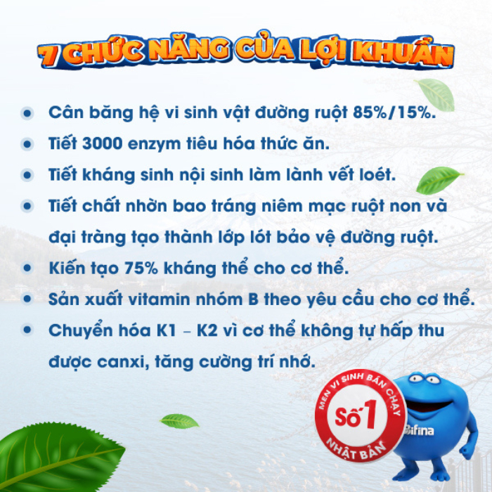 Mô tả Men vi sinh Bifina Nhật Bản loại EX 30 gói - Thoát ngay viêm đại tràng, không lo tái phát - 2