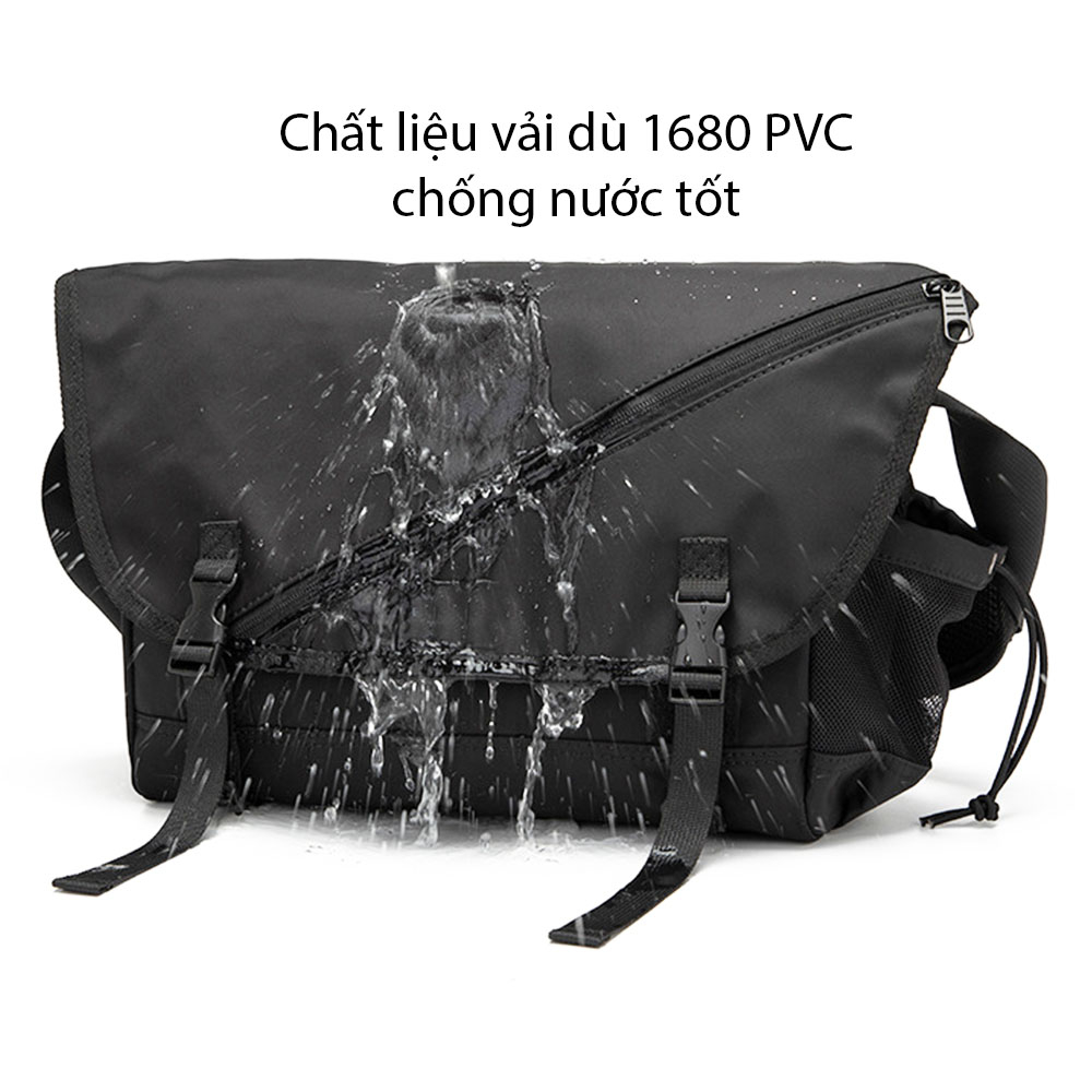 Cặp đeo chéo CHENNY CN057 khóa kéo