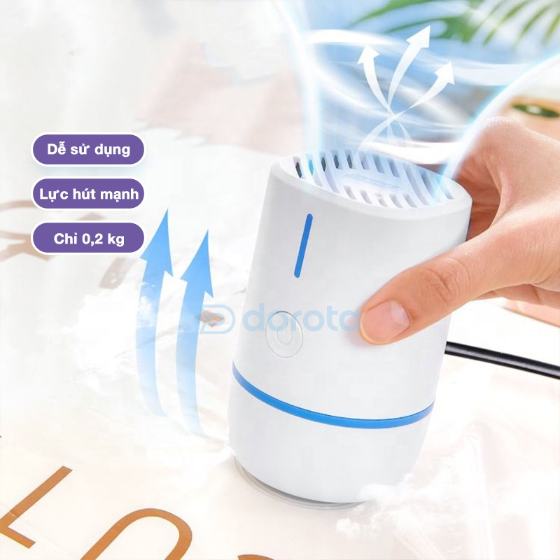 Mô tả Bơm điện hút chân không cao cấp DOROTA dùng cho túi hút chân không đựng quần áo chăn mền AQ - 4
