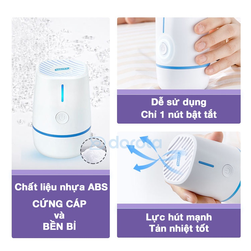 Mô tả Bơm điện hút chân không cao cấp DOROTA dùng cho túi hút chân không đựng quần áo chăn mền AQ - 2