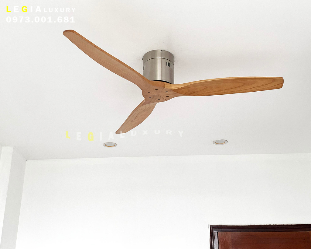 Mô tả Quạt Trần Gỗ Phong Cách Đông Dương LÊ GIA LGFAN689V - Chiều Cao 23cm - Sải Cánh 132cm - Bảo Hành 5 Năm - 3