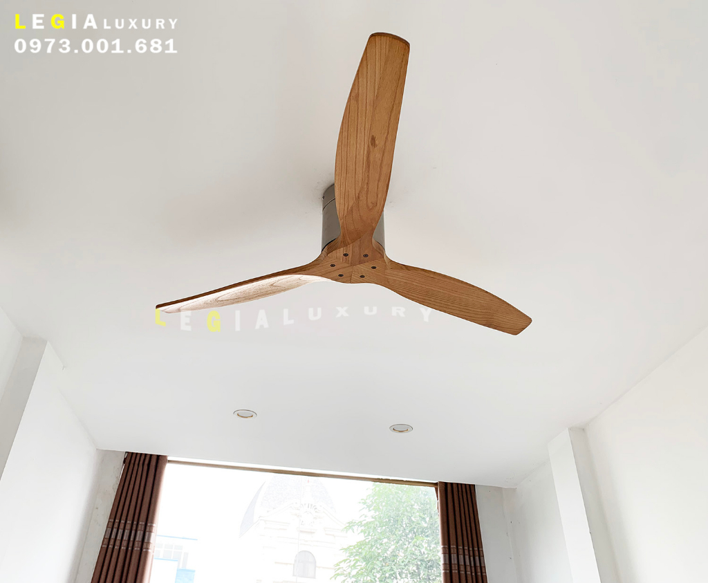 Mô tả Quạt Trần Gỗ Phong Cách Đông Dương LÊ GIA LGFAN689V - Chiều Cao 23cm - Sải Cánh 132cm - Bảo Hành 5 Năm - 5