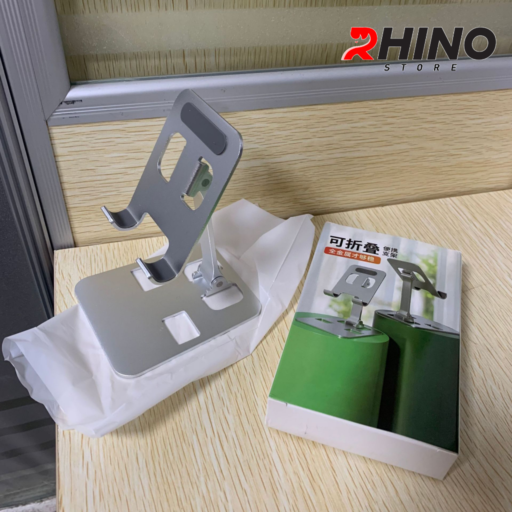 Mô tả Giá đỡ, kệ đỡ điện thoại Rhino KP902 bằng hợp kim nhôm cao cấp để bàn tiện lợi có thể gấp gọn - 5