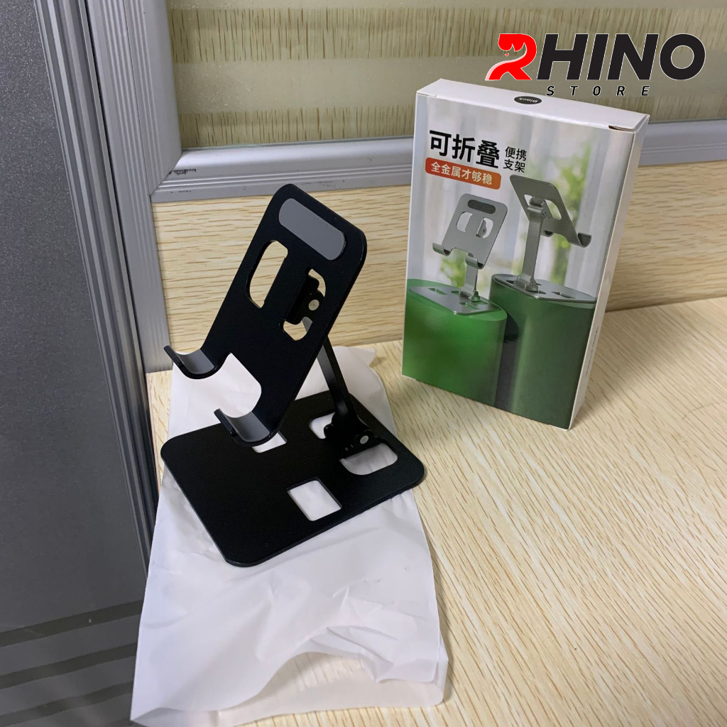 Mô tả Giá đỡ, kệ đỡ điện thoại Rhino KP902 bằng hợp kim nhôm cao cấp để bàn tiện lợi có thể gấp gọn - 6