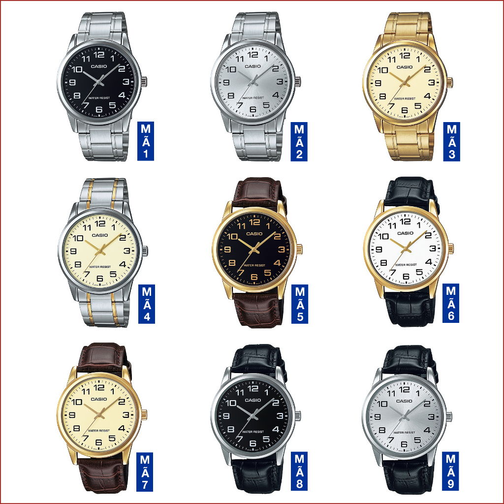 Mô tả Đồng hồ nam Casio Standard chính hãng MTP-V001 Series (38mm) - 1