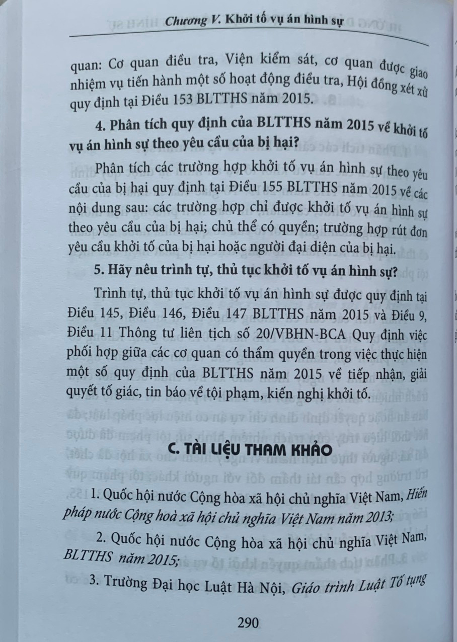 Mô tả Sách - Hướng dẫn môn học Luật tố tụng hình sự - 7