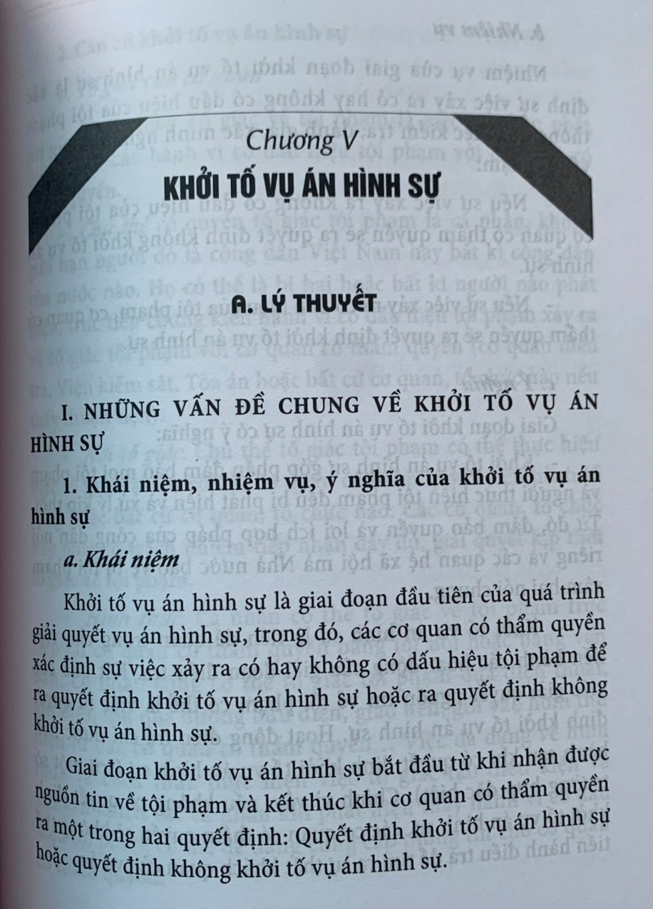Mô tả Sách - Hướng dẫn môn học Luật tố tụng hình sự - 1