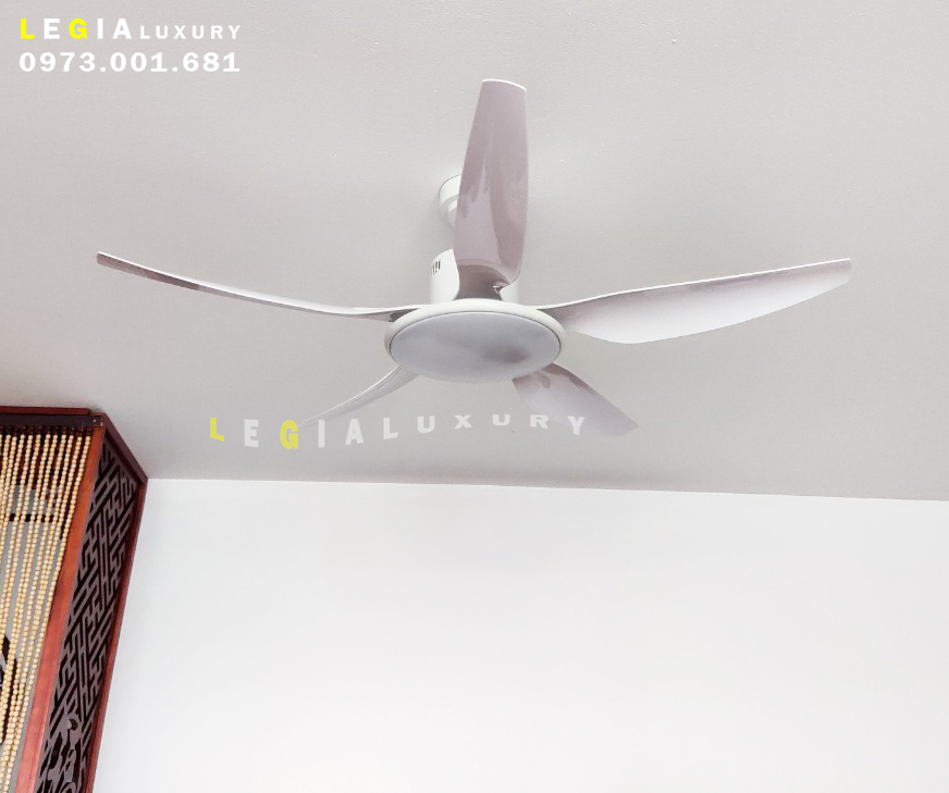 Mô tả Quạt Trần Đèn Gió Mạnh LÊ GIA LGFAN668T - Chiều Cao 38cm - Sải Cánh 142cm - Bảo Hành 5 Năm - 4
