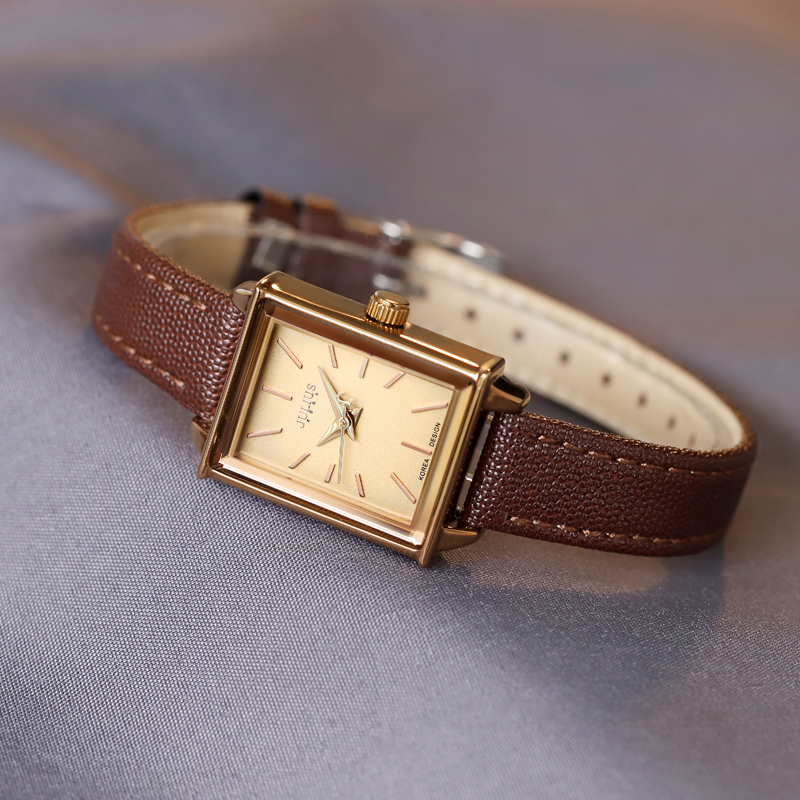 Mô tả JA-787 đồng hồ nữ dây da nâu Sale off | Julius Official - 4
