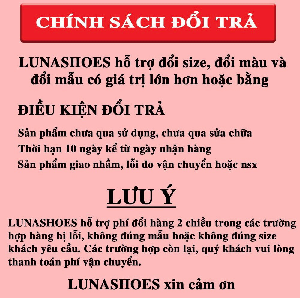 Mô tả Giày búp bê nữ đế xuồng 5p LUNASHOES 2105 da bò mềm bảo hành tới 3 năm lỗi 1 đổi 1 mũi vuông - 7