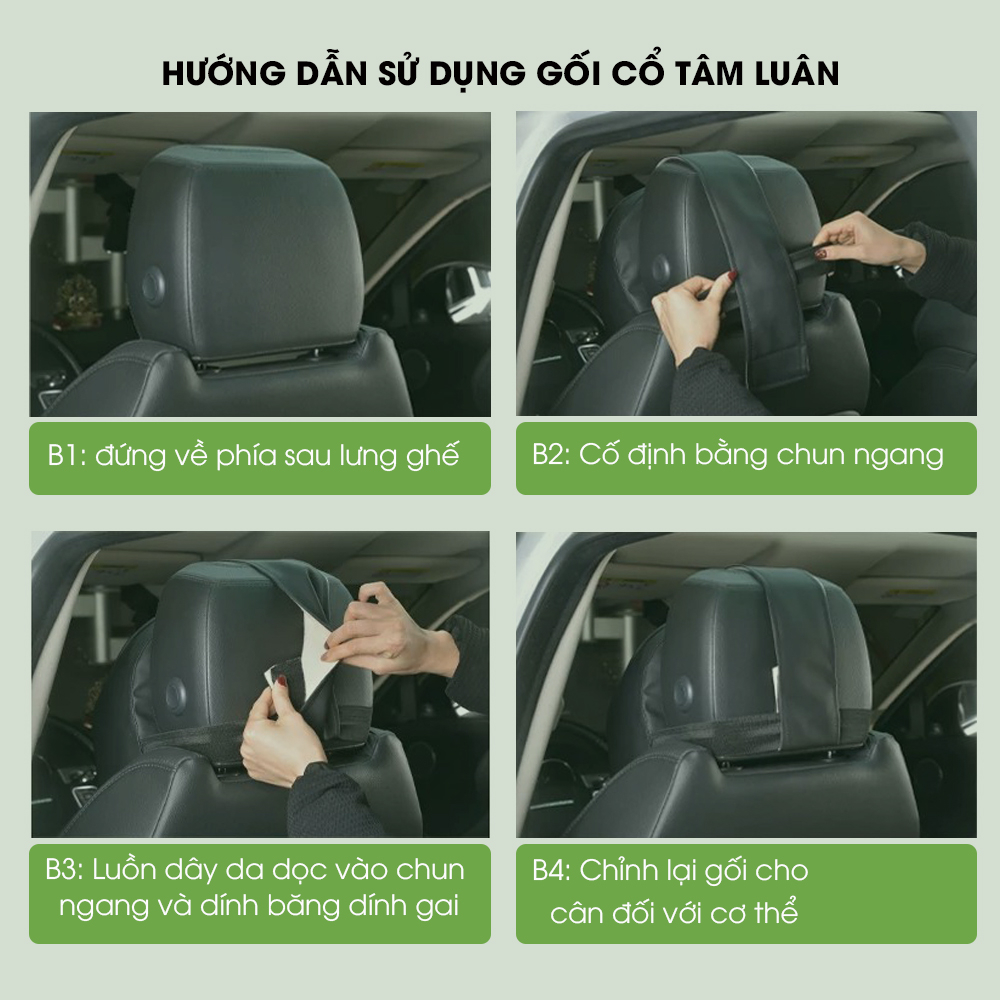 Chất liệu vỏ gối ô tô