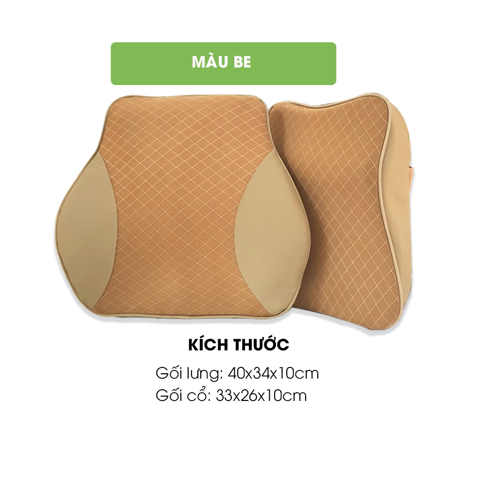 Kích thước gối tựa lưng