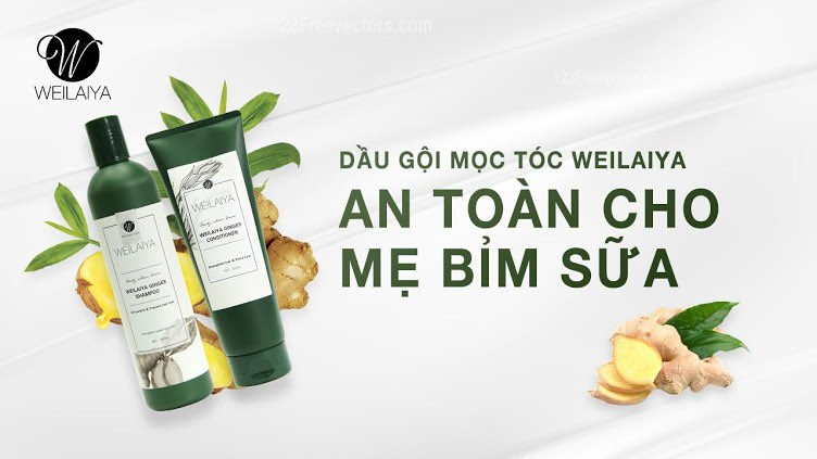 Mô tả Combo 2 Cặp Dầu Gội Weilaiya Chính Hãng Tinh Chất Gừng Ngăn Rụng & Mọc Tóc - Gội 400ml - Xả 250ml tặng set gội-xả 20ml - 1