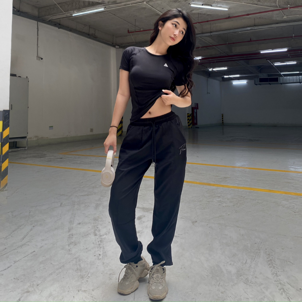Mô tả Bộ đồ tập gym Fitme Sportswear Sigma, quần dài Jogger chất liệu microfiber thoáng mát - 3