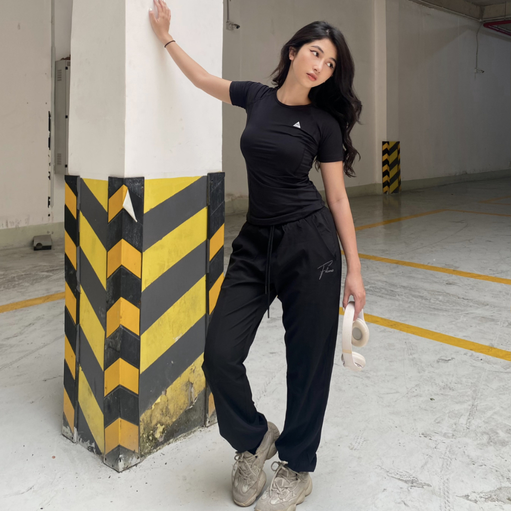Mô tả Bộ đồ tập gym Fitme Sportswear Sigma, quần dài Jogger chất liệu microfiber thoáng mát - 5