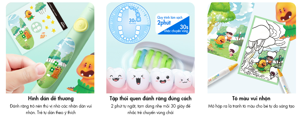 Mô tả Bàn chải điện sóng siêu âm usmile Q4 (dành cho trẻ em) - Bảo hành 12 tháng - 5