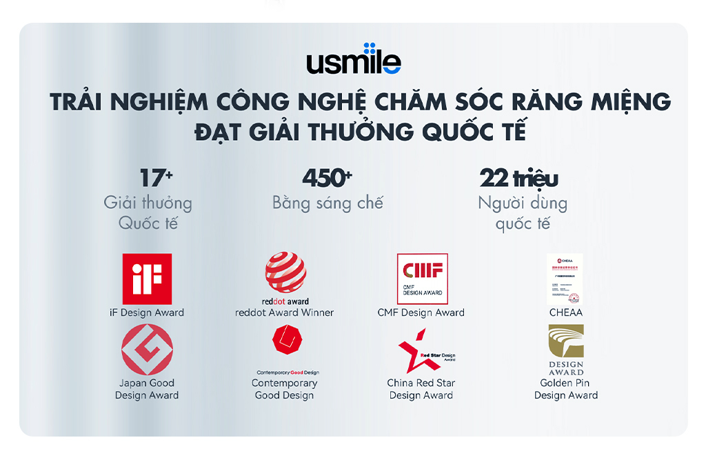Mô tả Bàn chải điện sóng siêu âm usmile Q4 (dành cho trẻ em) - Bảo hành 12 tháng - 6