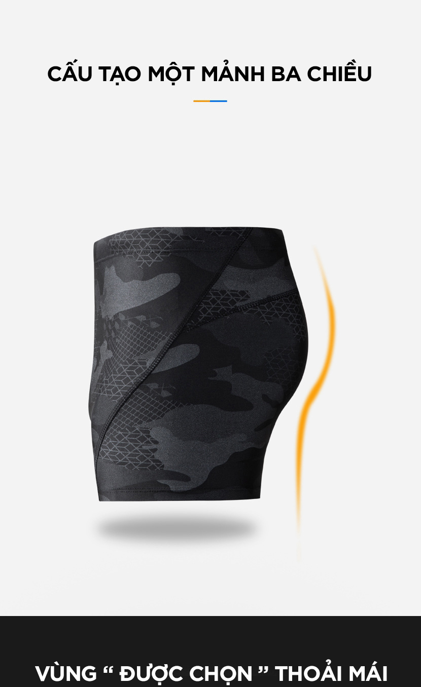 Mô tả Quần Bơi Nam Tặng Kèm Nón Bơi Bịt Tai  Hoa Văn Camo Thoát Nước Nhanh Cleacco CMNCM Boro Sport mẫu mới 2025 - 4
