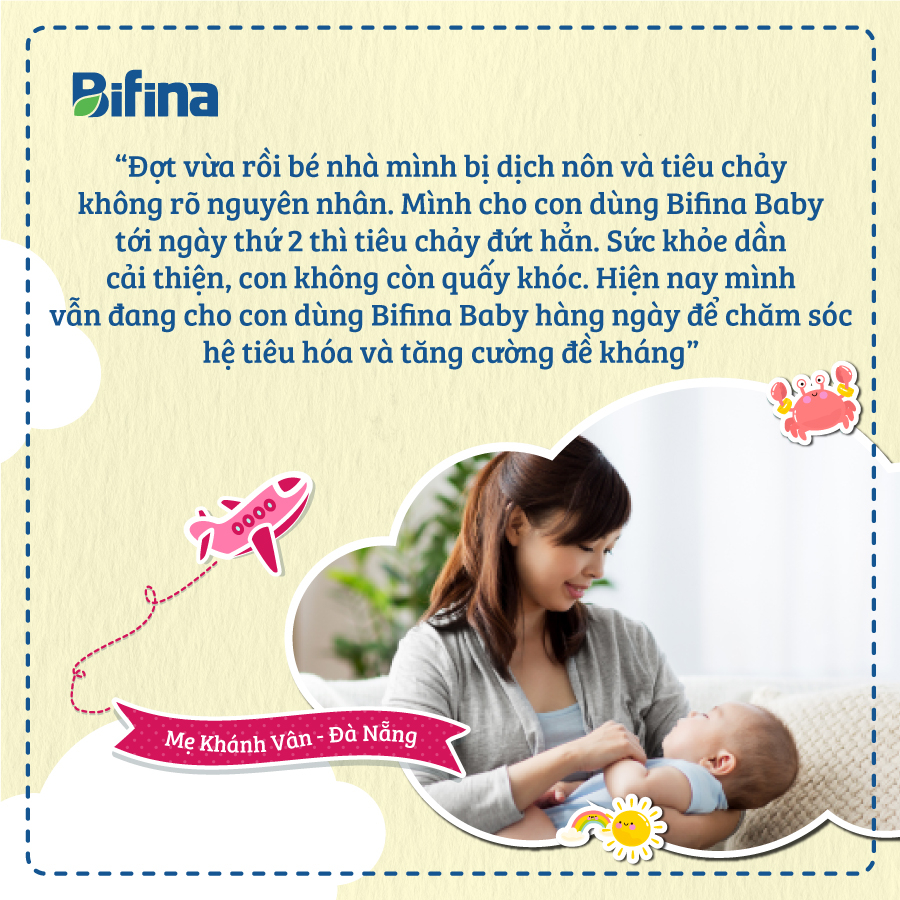 Mô tả Men vi sinh Bifina Baby Nhật Bản - Lẻ 10 và 15 gói (không có hộp)- Hỗ trợ bé ăn ngon, hấp thu tốt, hết táo bón - 7