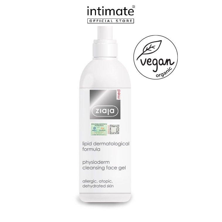 Mô tả Gel Rửa Da Sinh Lý Ziaja Med Lipid Dermatological Formula Physioderm Giúp Làm Sạch, Loại Bỏ Dầu 200ml - 1