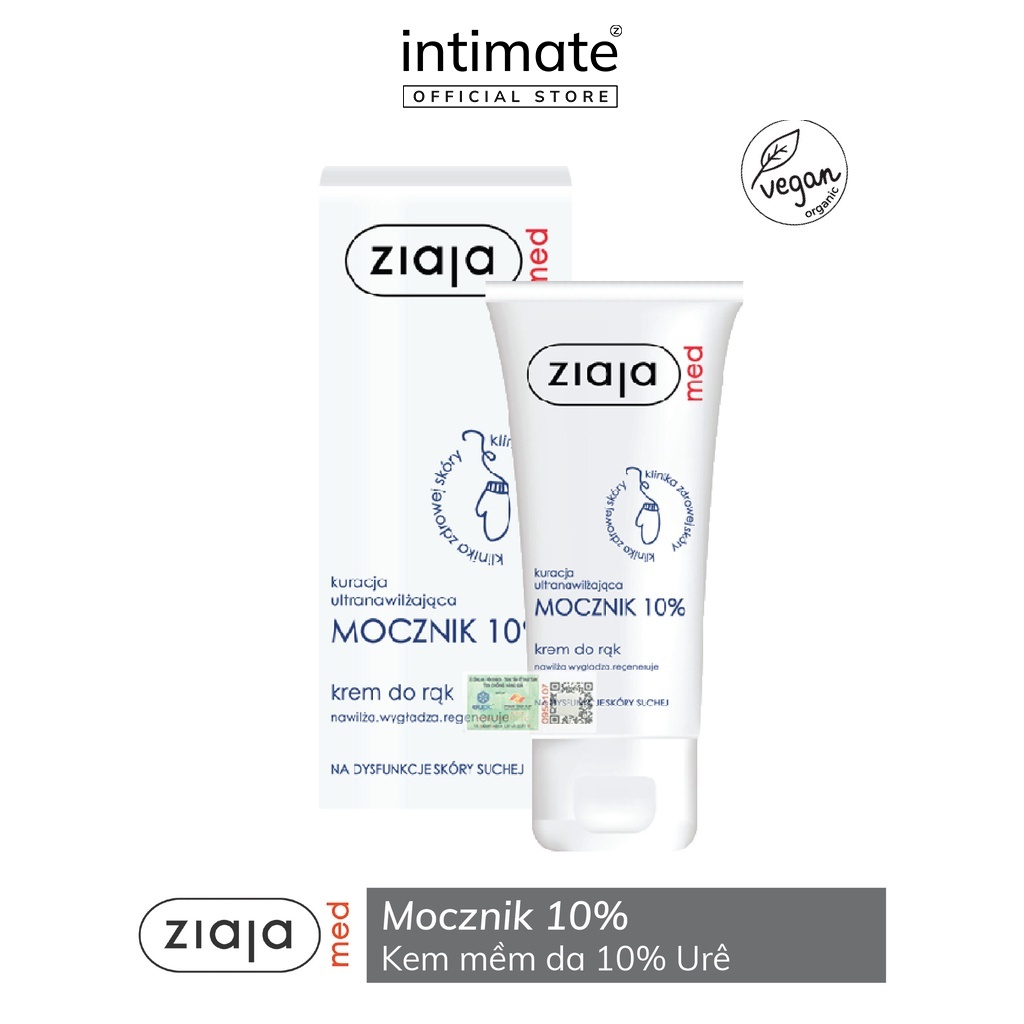 Mô tả Kem Dưỡng Mềm Da 10% Urê Ziaja Med Hỗ Trợ Dưỡng Ẩm, Giảm Thô Ráp Và Nứt Nẻ 100ml - 2