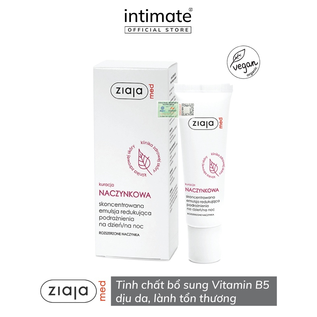 Mô tả Tinh Chất Phục Hồi Da Bổ Sung B5 Ziaja Med Kuracja Naczynkowa Giúp Làm Dịu Da, Giảm Kích Ứng 30ml - 1