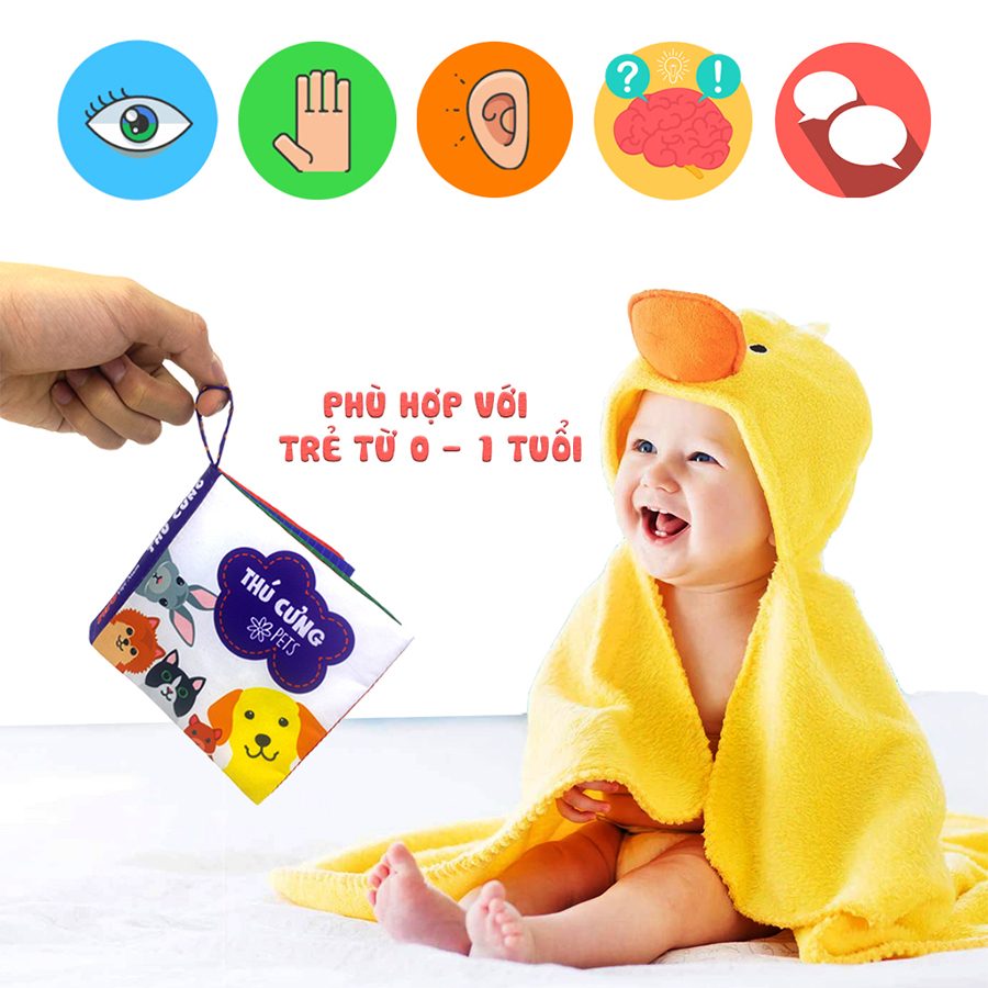 Sách vải PiPoVietnam chủ đề số đếm