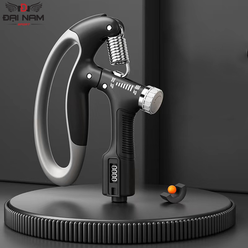 Mô tả Kìm Bóp Tay Điều Chỉnh Lực Từ 10-100kg Tích Hợp Đồng Hồ Đếm Số Điện Tử Đại Nam Sport - 2