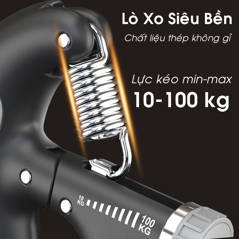 Mô tả Kìm Bóp Tay Điều Chỉnh Lực Từ 10-100kg Tích Hợp Đồng Hồ Đếm Số Điện Tử Đại Nam Sport - 7