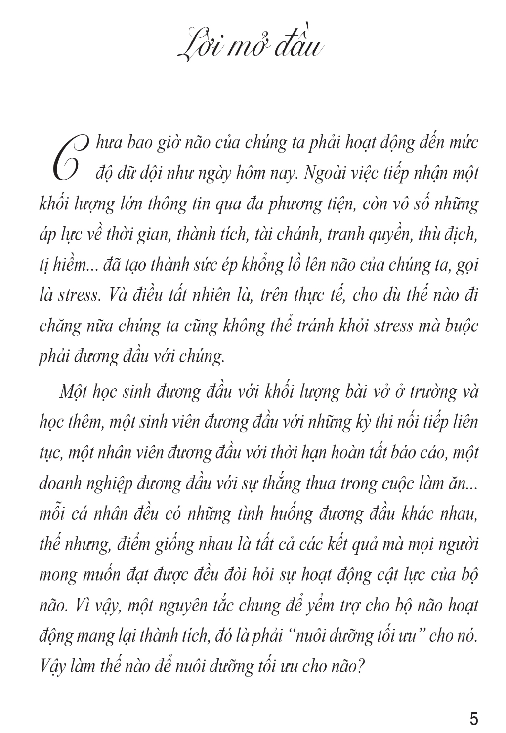 Mô tả Sách - Chế Độ Ăn Bổ Trí Não Giảm Stress - 1