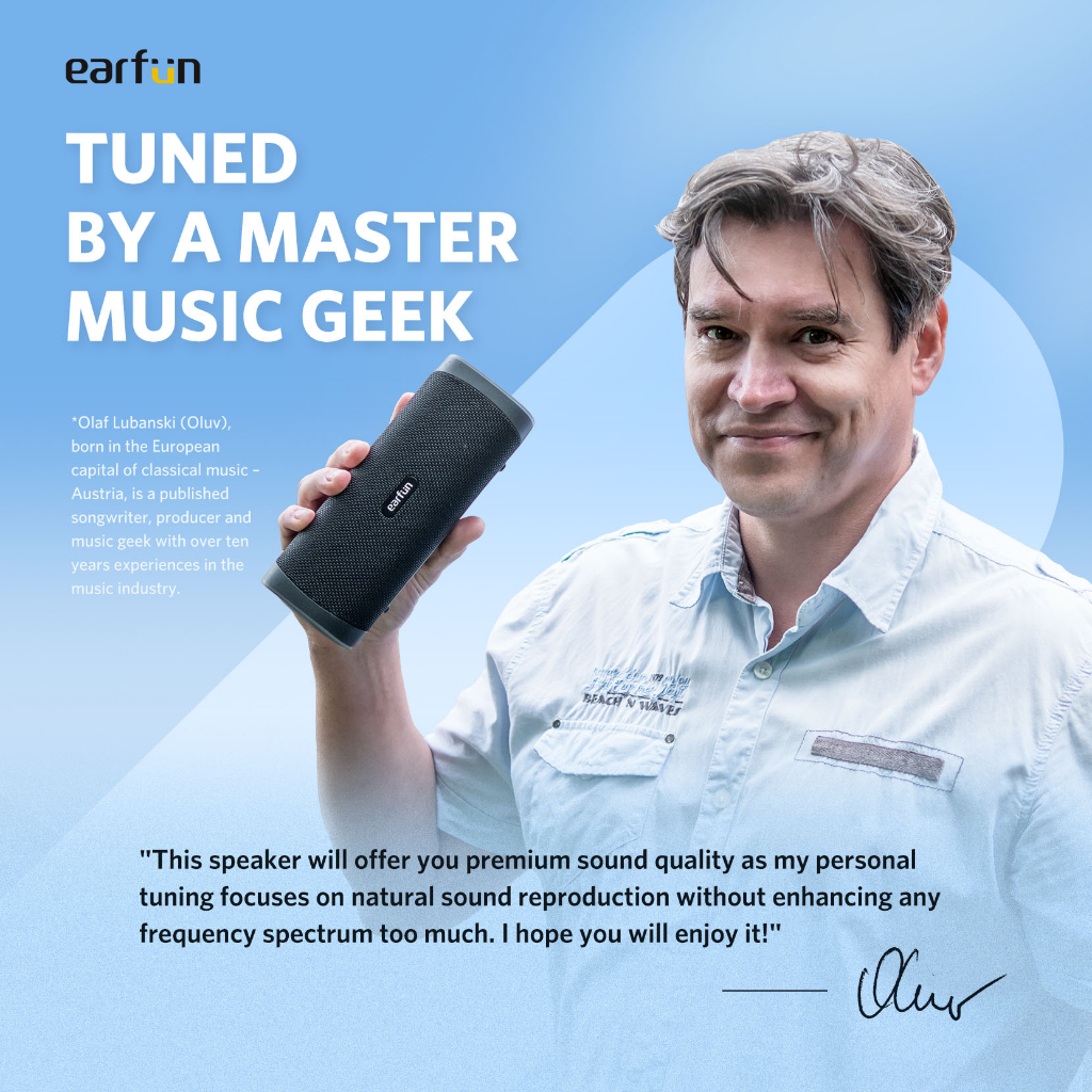 Mô tả Loa bluetooth di động EarFun UBOOM L kết nối App, Chống nước IP67, Pin 16 giờ, công suất 28W - 2