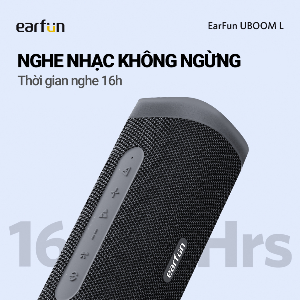 Mô tả Loa bluetooth di động EarFun UBOOM L kết nối App, Chống nước IP67, Pin 16 giờ, công suất 28W - 4