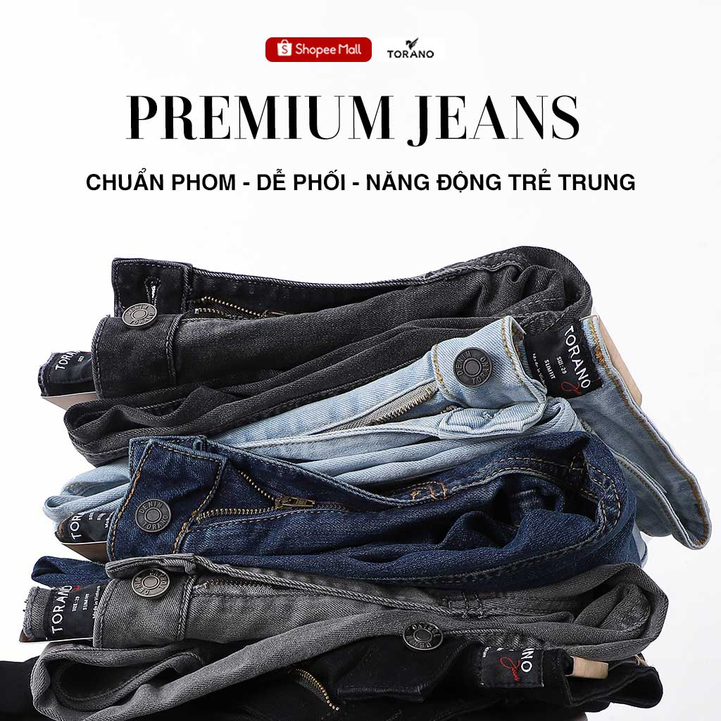 Chất liệu quần jeans TORANO co giãn