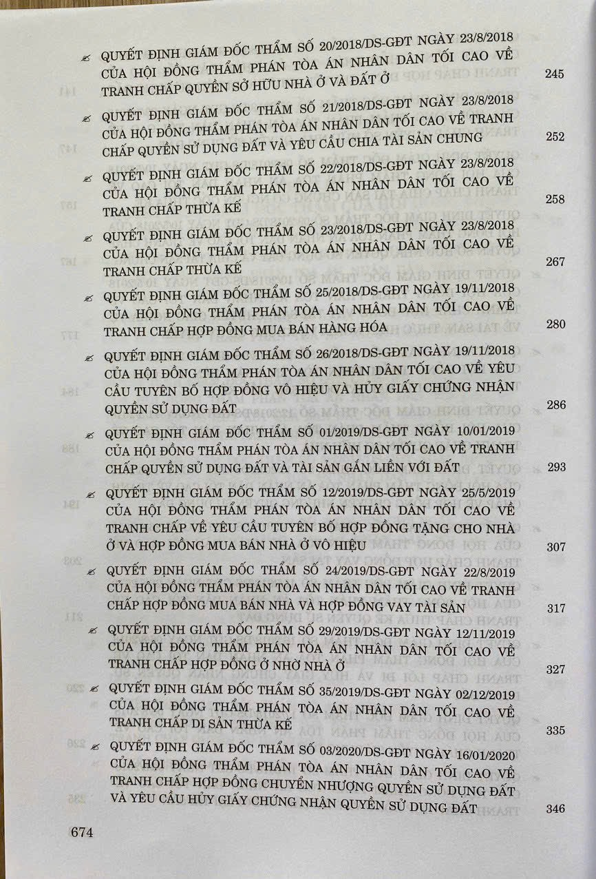 Mô tả Sách Tuyển tập các quyết định giám đốc thẩm của Hội đồng Thẩm phán Tòa án nhân dân tối cao về hình sự, dân sự - 5