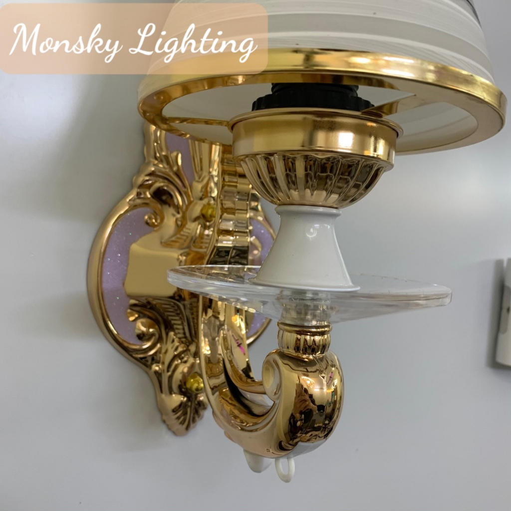 Mô tả Đèn gắn tường MONSKY NOVAX trang trí 9115 - dùng bóng LED E27 đui xoáy - 3