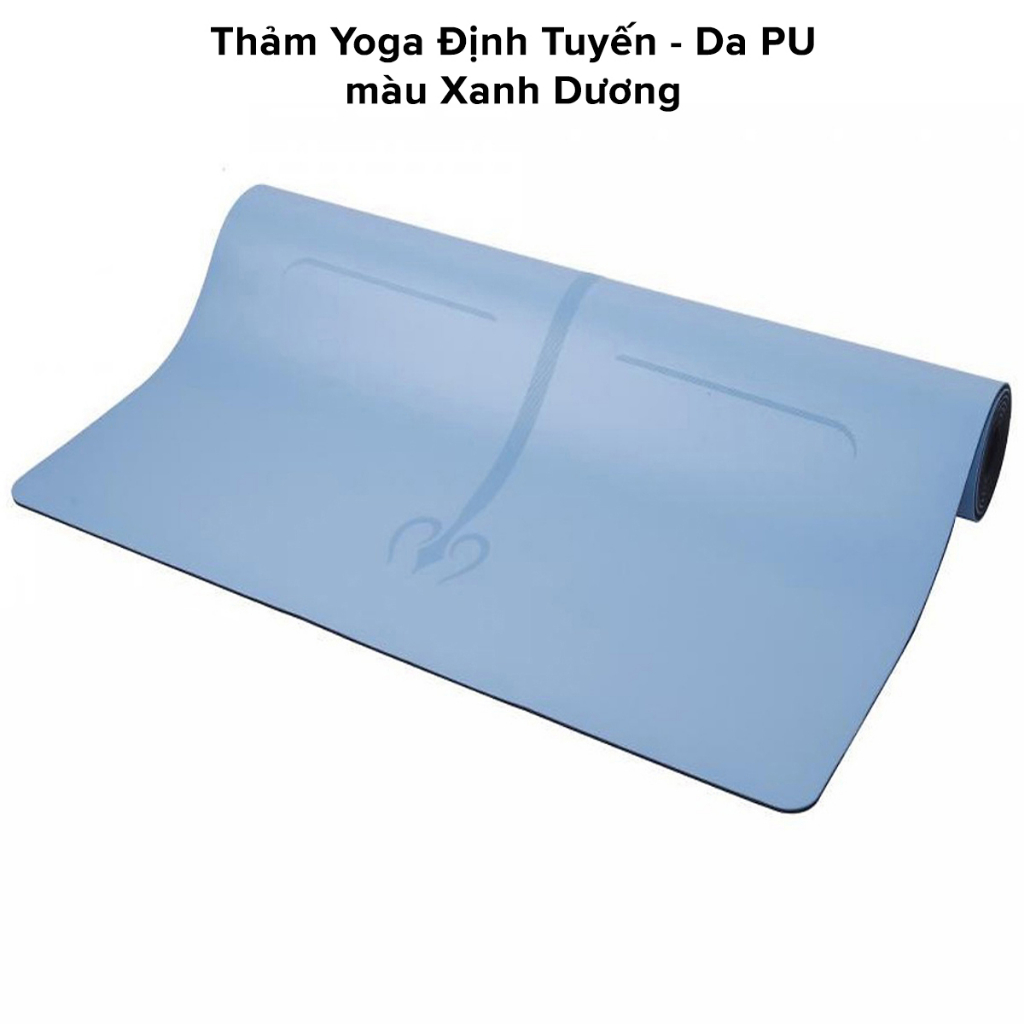 Mô tả Thảm Yoga Định Tuyến Da PU – Xanh Dương - Thảm Tập Yoga Tập Gym Tập Thể Thao Cao Cấp Chính Hãng Amalife - 7