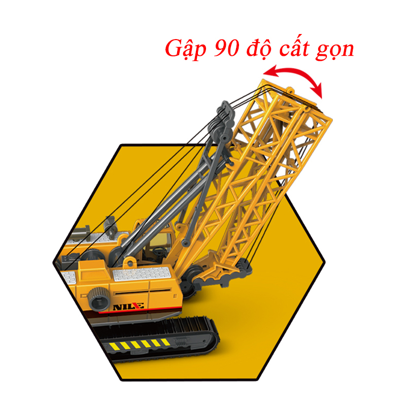 Mô tả Đồ chơi xe cần cẩu nâng hàng KAVY nhiều mẫu gầu nâng hạ, chất liệu nhựa ABS an toàn, xoay 360 độ - 3