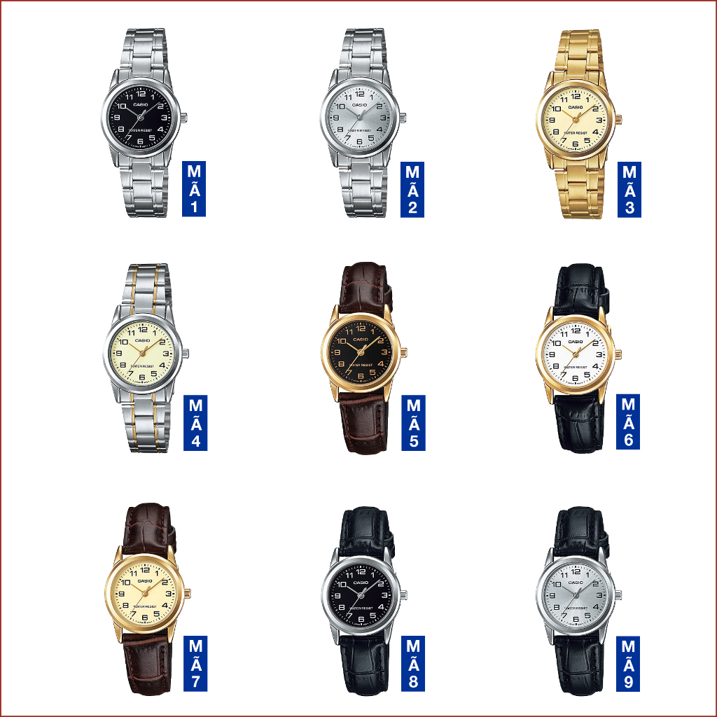 Mô tả Đồng hồ nữ Casio Standard chính hãng Anh Khuê LTP-V001 Series (25mm) - 1