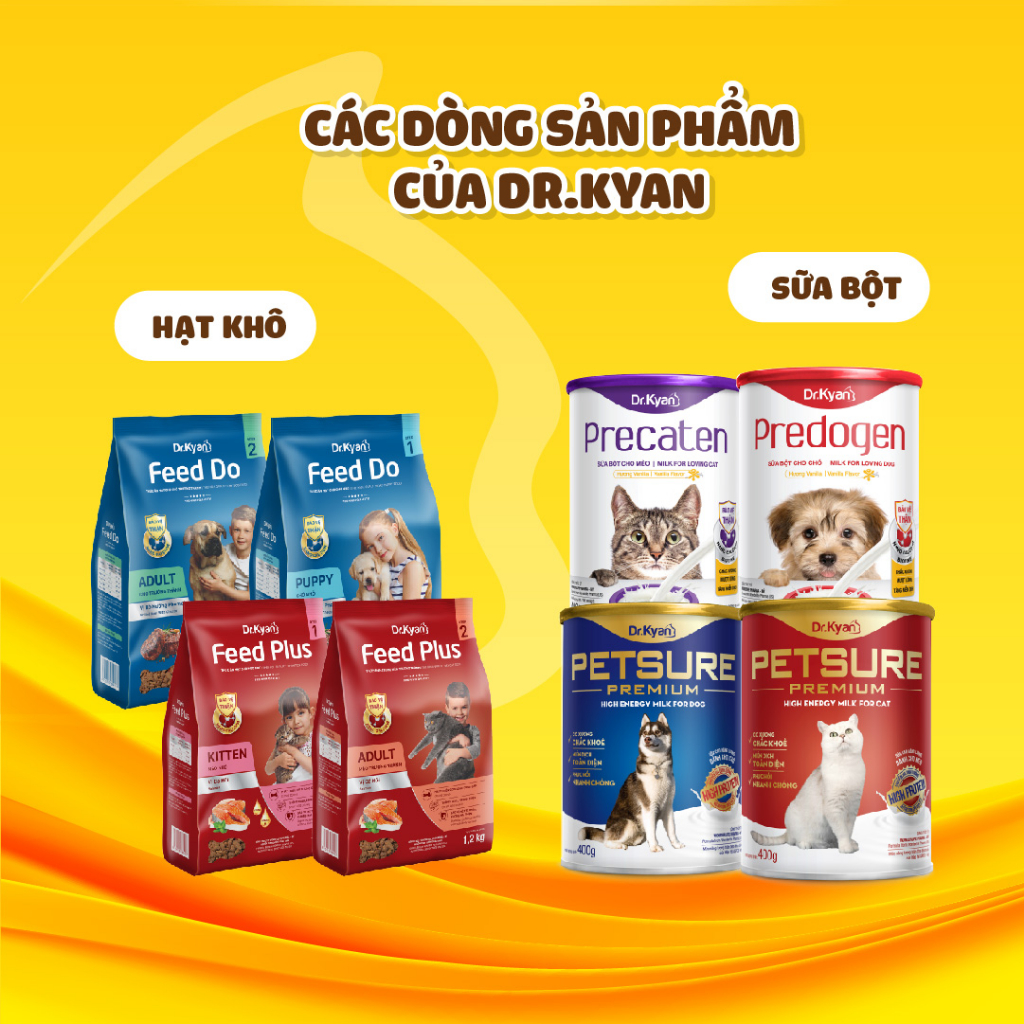 Mô tả Dr.Kyan - Thức ăn hạt cho chó nhỏ Feed Do - Puppy 400g - Vị bò nướng pho mai - DrKyan - 8