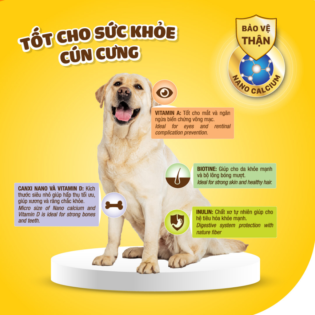 Mô tả Dr.Kyan - Thức ăn hạt cho chó lớn Feed Do - Adutl 400g - Vị bò nướng pho mai - DrKyan - 4