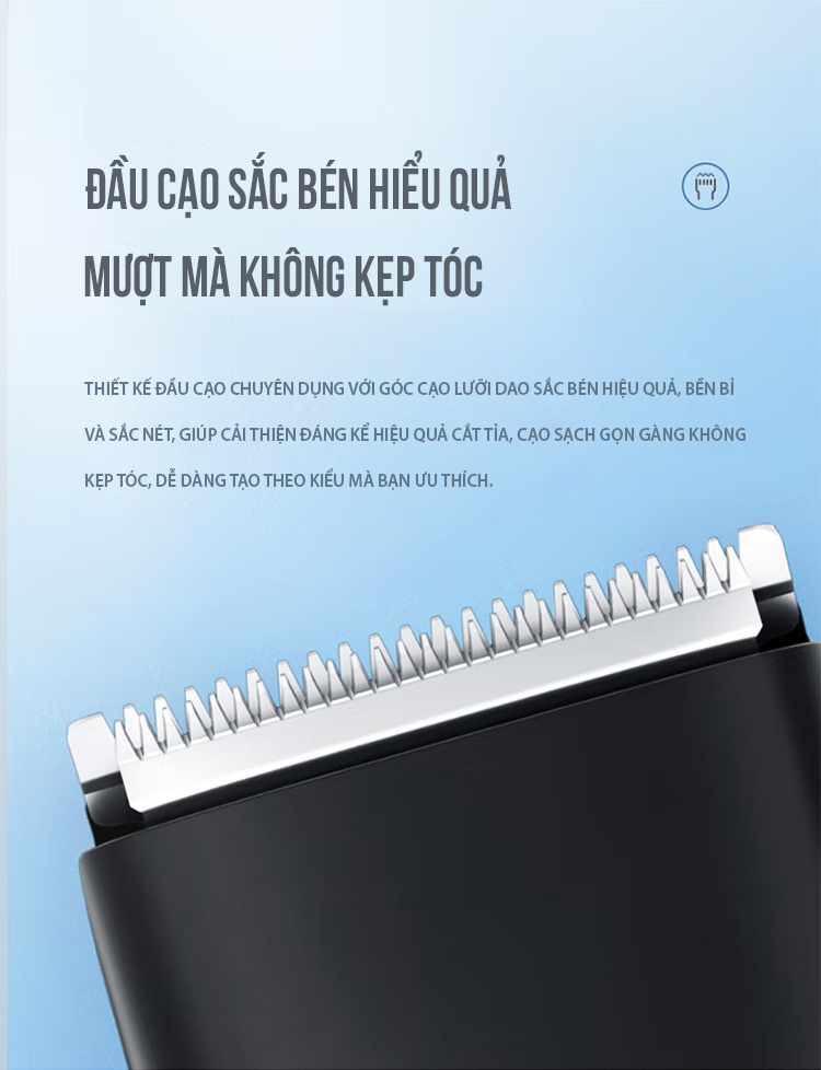 Mô tả Tông Đơ Cắt Tóc Flyco FC1902VN Điều Chỉnh Cử 7 Cự Ly - Hàng Chính Hãng - 3