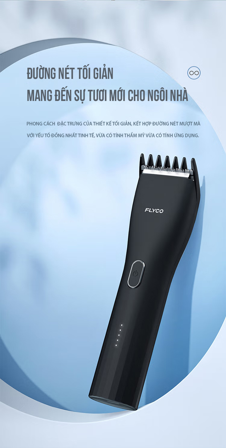 Mô tả Tông Đơ Cắt Tóc Flyco FC1902VN Điều Chỉnh Cử 7 Cự Ly - Hàng Chính Hãng - 11