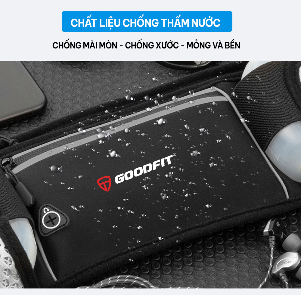 Mô tả Túi đeo chạy bộ 2 ngăn đựng nước GoodFit GF120RB - 9