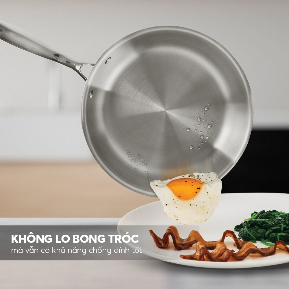 Cấu tạo 3 lớp chảo Elmich Trimax