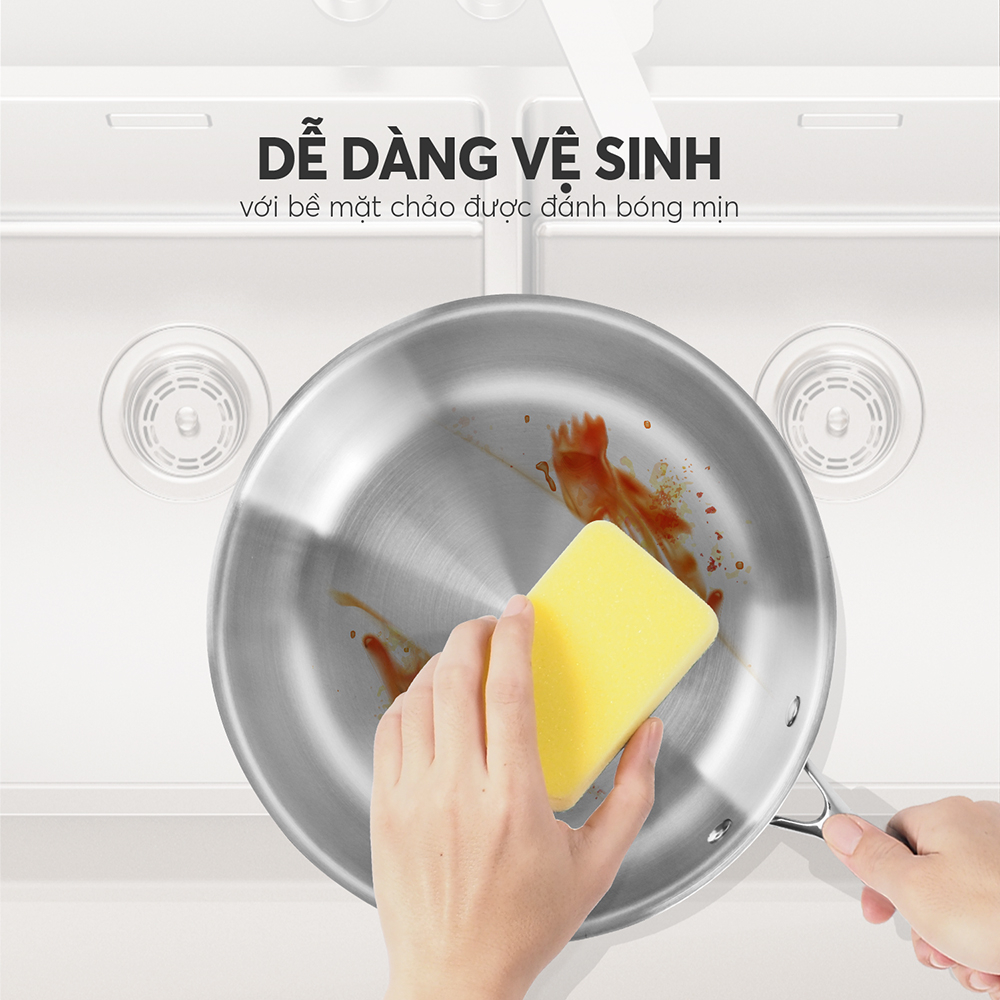 Mẹo chiên rán không dính chảo inox
