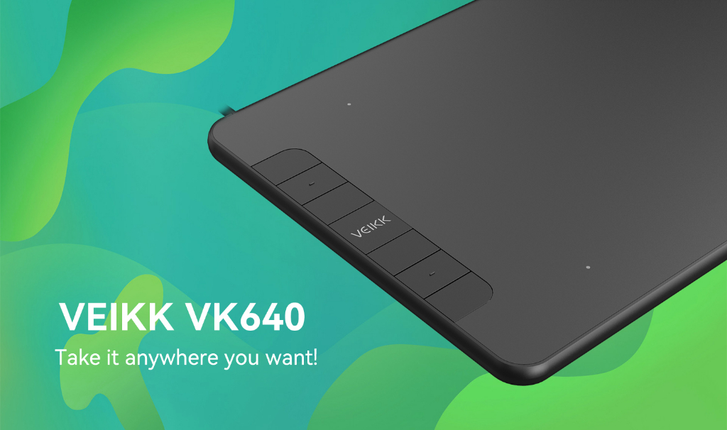 Mô tả Bảng Vẽ Cảm Ứng VEIKK VK640 Android Mặt Nhám Mô Phỏng Giấy Vẽ - Hàng Chính Hãng - 1